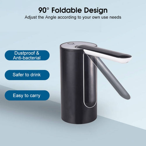 USB Rechargeable Portable Foldable Auto Electric Water Bottle Dispenser Pump