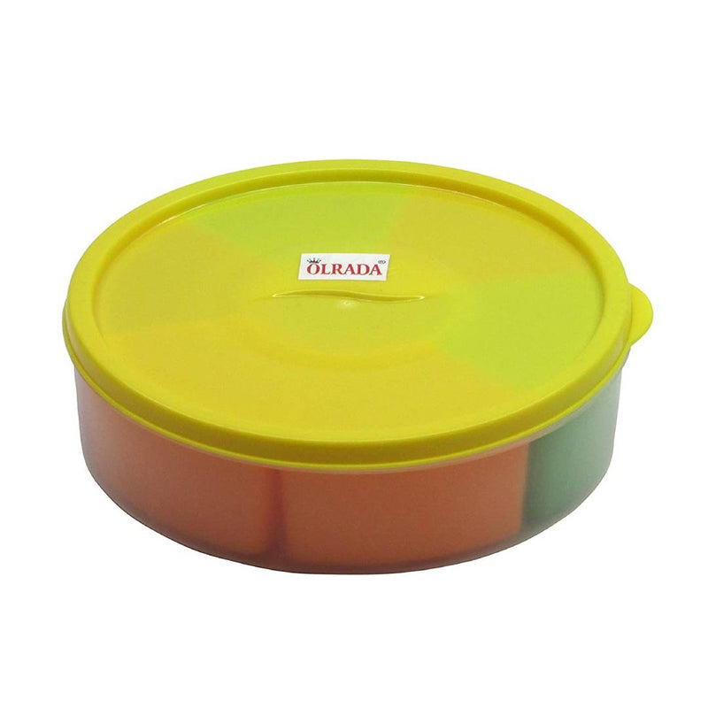 Multicolor 7 Partition Masala Spice Box With Lid