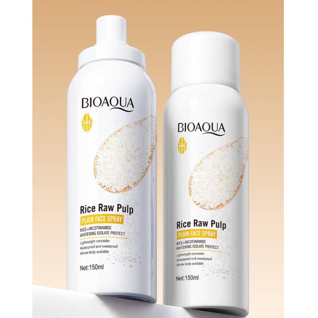 Bioaqua Rice Raw Pulp Plain Face & Body Spray