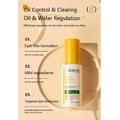 Dr Rashel Turmeric Brightening Face Serum Improves Dull Skin And Face Dark Spot