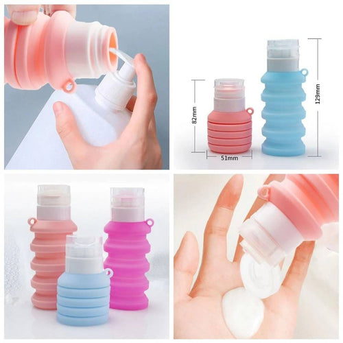 Squeezable Silicone Travel Dispensing Bottle