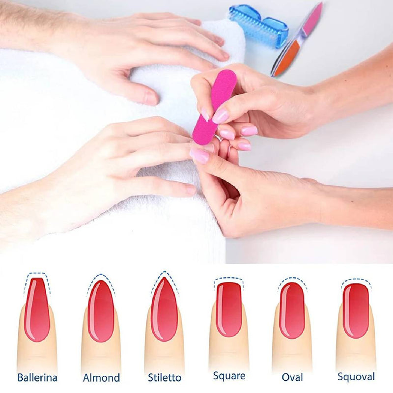 Mini Nail Treatment Manicure Sticks 2in1 Nail Filler With Stick