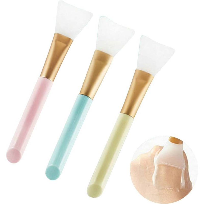 Professional Soft Silicone Applicator Mask Brushes Pack Of 3