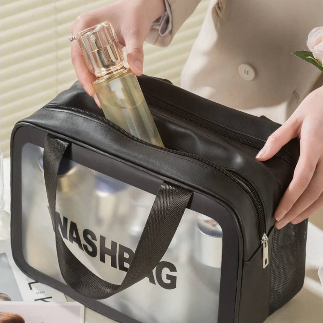 Double Layer Waterproof Travel Cosmetic Washbag Organizer