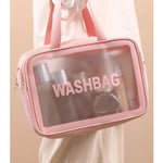 Double Layer Waterproof Travel Cosmetic Washbag Organizer