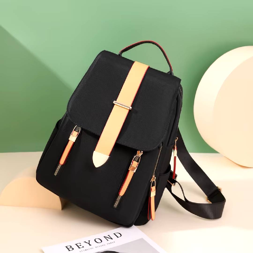 Multipurpose Stylish &amp; Fashionable Casual Oxford Waterproof Canvas Nylon Backpack With Long Adjustable Backpack Strap