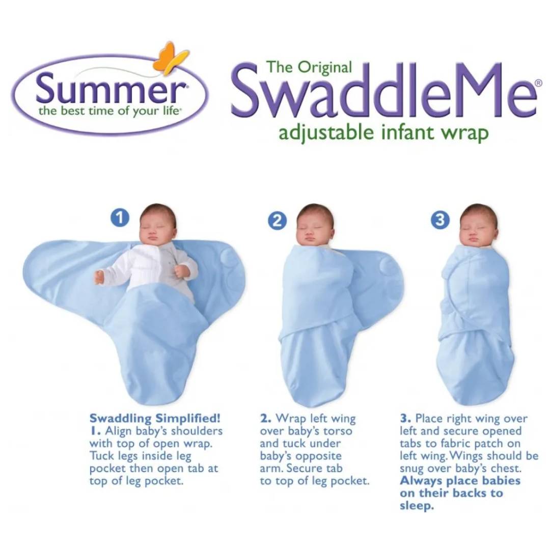 The Original Swaddle Me Ultra Comfort Adjustable Infant Wrap Cotton