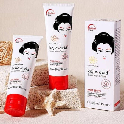 Kojic Acid Sunscreen Cream SPF50 Sun UV Protective Cream