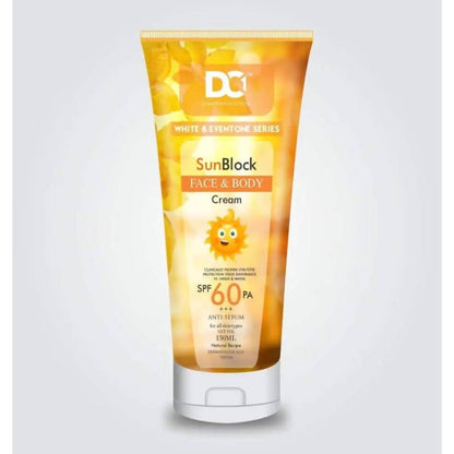 DC1 Sunblock Face & Body Cream SPF60 150ml