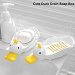 Cute Crown Duck Shape Soap Dish Quick Drain Soap Holder