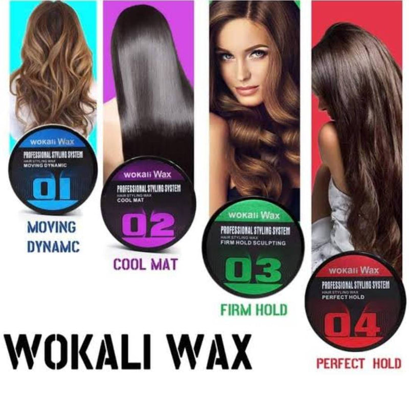 Wokali Hair Styling Wax 4 Variants Available