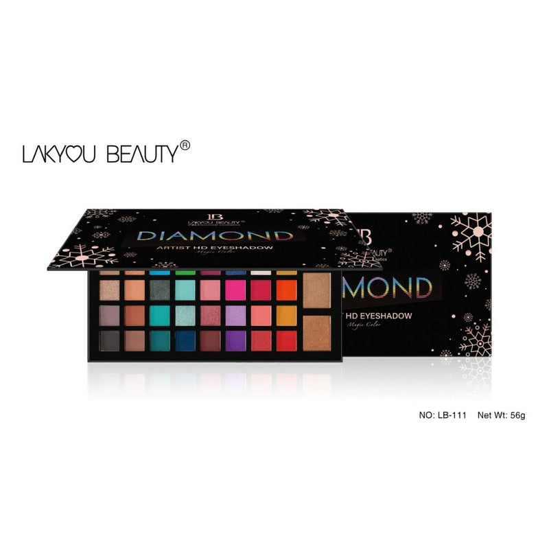 LAKYOU BEAUTY 43 Color Diamond Artist HD Eyeshadow Palette