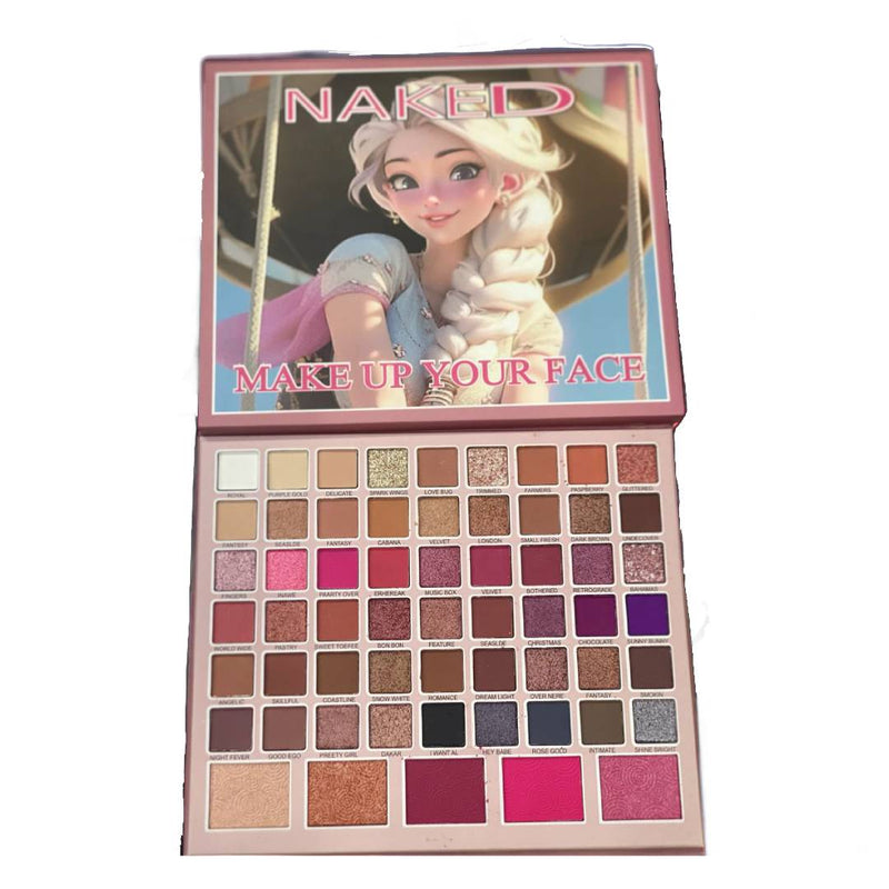 Naked Flower Make Up Your Face 59 Shades Eyeshadow Palette