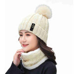 Ladies Winter Cap 2Pcs Set