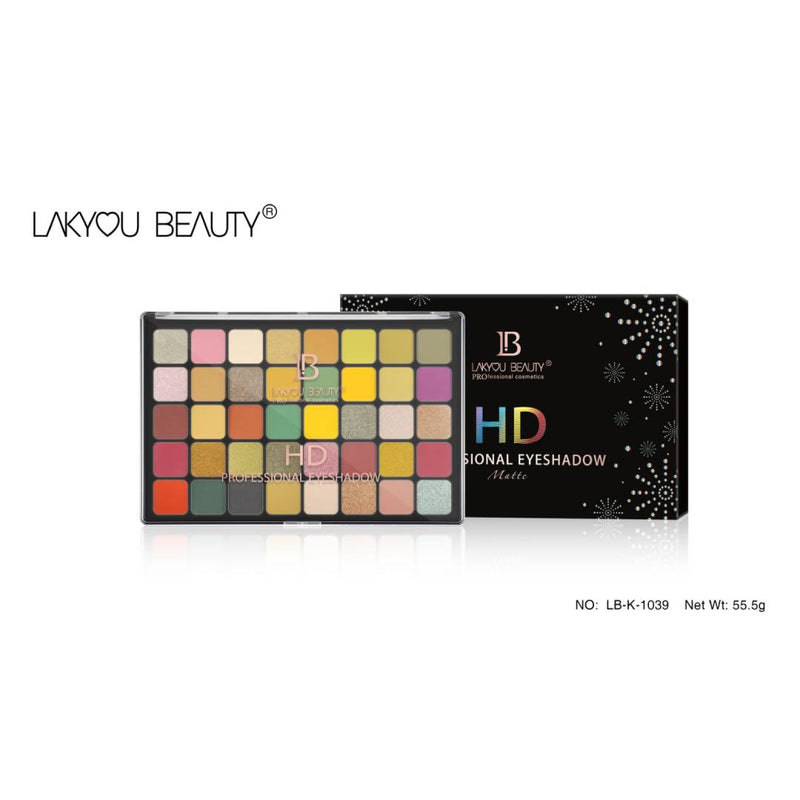 LAKYOU BEAUTY 40 Color HD Eyeshadow Vigorous Matte