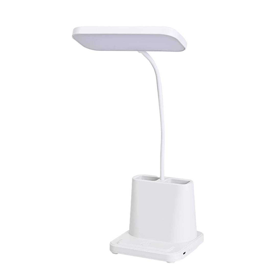 LED Desk Lamp Study Lamp With Pen Holder and Phone Holder