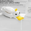 Cute Crown Duck Shape Soap Dish Quick Drain Soap Holder