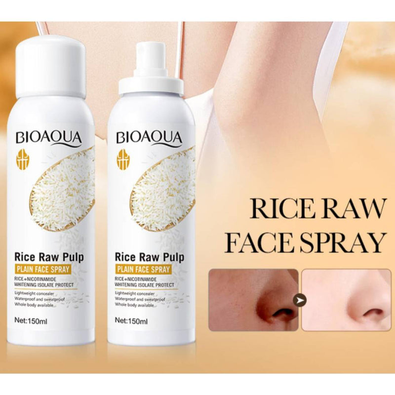 Bioaqua Rice Raw Pulp Plain Face & Body Spray