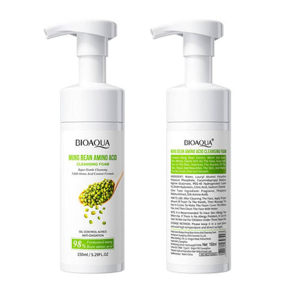 BIOAQUA Mung Bean Amino Acid Cleansing Moisturizing Cleanser 150ml