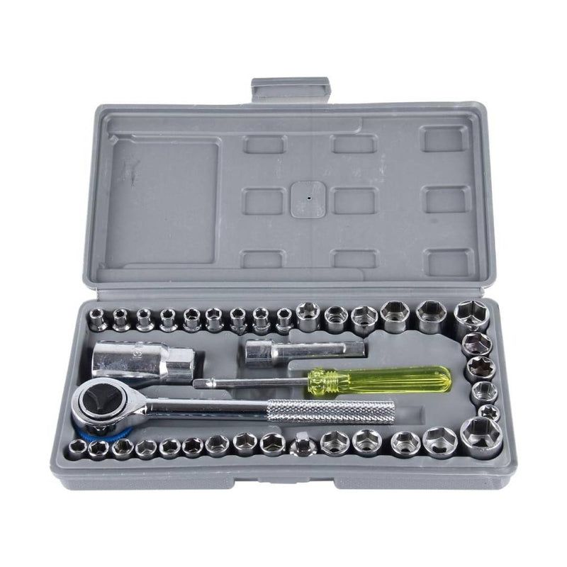 Socket Wrench Set 40 Pcs Tool Kit For Car