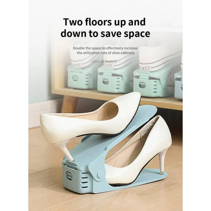 Adjustable Plastic Shoe Bracket Shoe Organizer Shoe Rack