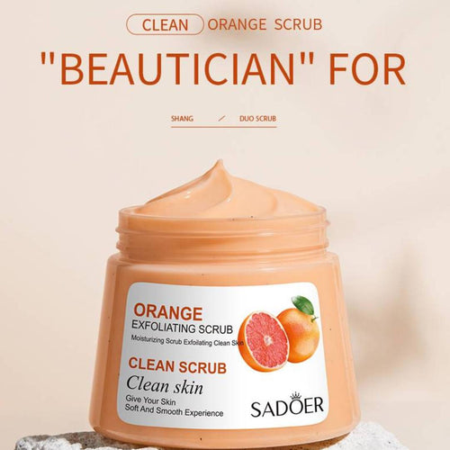SADOER Orange Fruit Essence Exfoliating Scrub