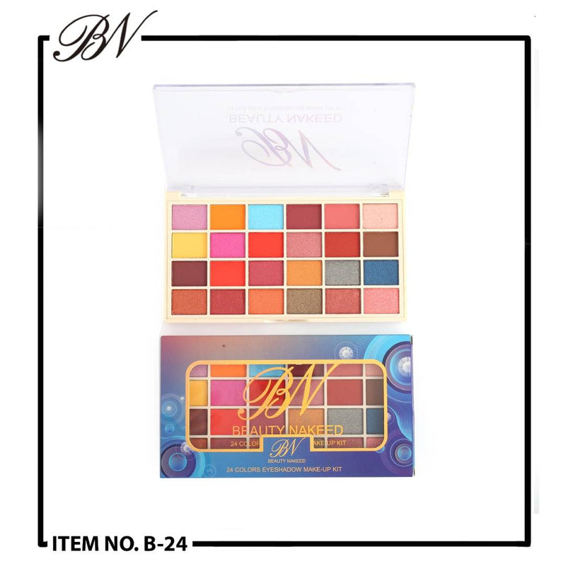 BN Beauty Nakeed 24 Colors Eyeshadow Makeup Kit Palette B-24