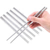 Stainless Steel Reusable Chopsticks Set Pack of 10Pcs