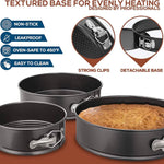 Cake Baking Mold Non-Stick Cake Pan 3Pcs Set