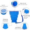 Silicone Collapsible Travel Cup With Lid Lightweight Travel Cup