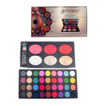 Milena Italy 36+6 color Eyeshadow Blusher Highlighter Palette MS52