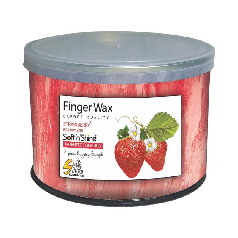 Soft n Shine Finger Wax Creamy Strawberry For Normal Skin Patented Formula