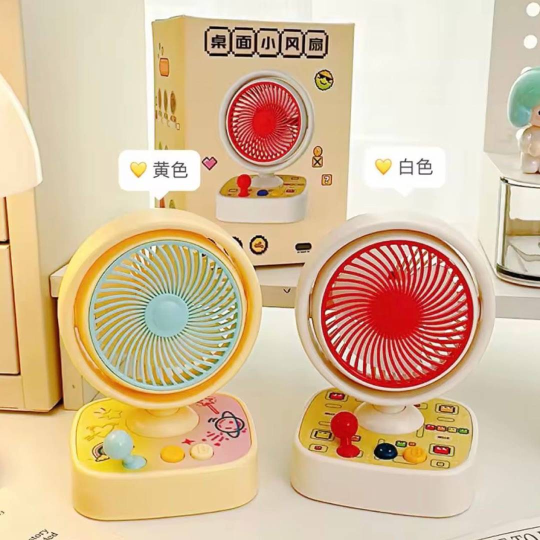 Portable And Rechargeable Fan With 3 Speed Mode For Kids Study Table