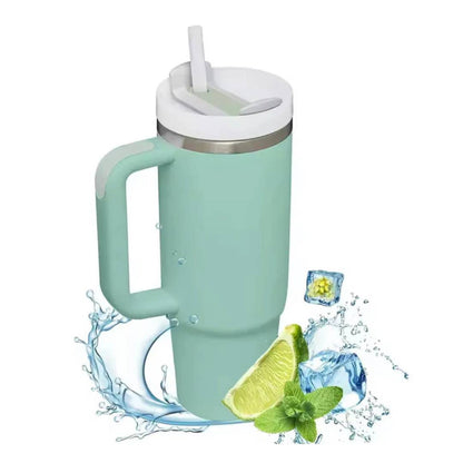 40oz Stainless Steel Vacuum Insulated Tumbler With Lid 1200ml