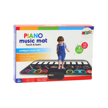 Paino Music Mat Educational Music Background In The Form Of A Piano With Additional Instruments