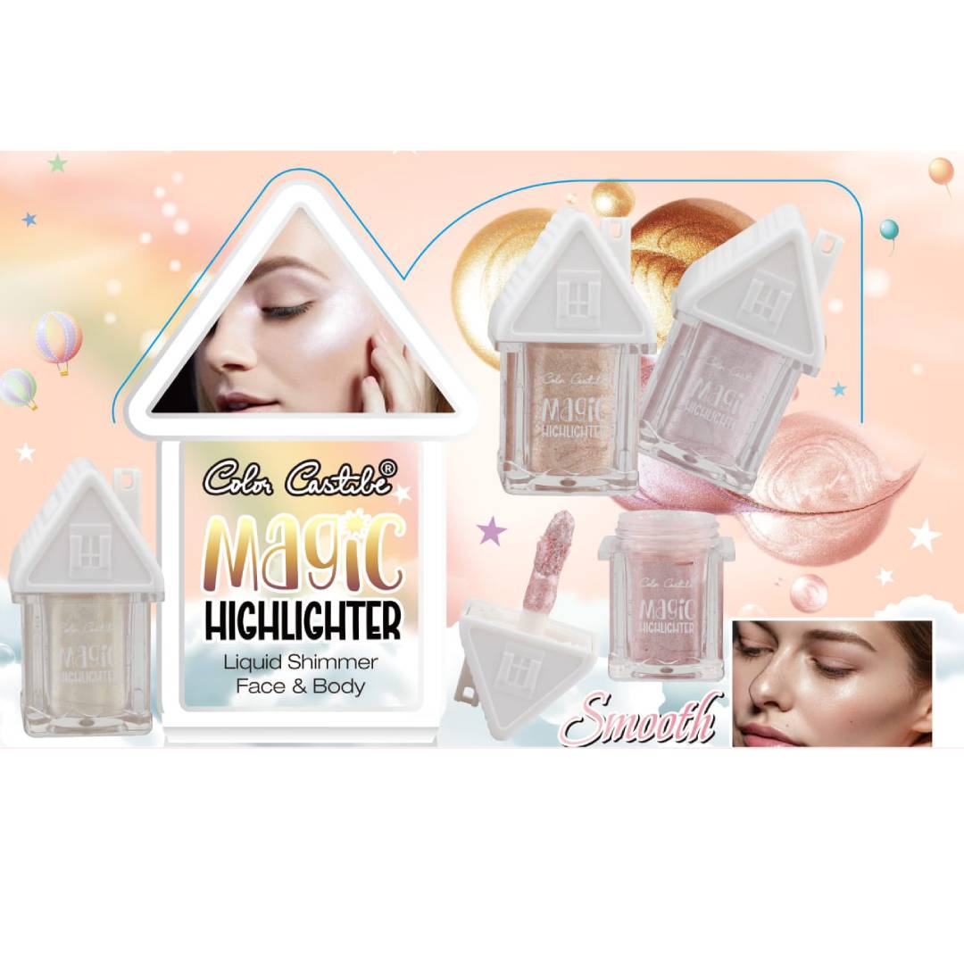 Color Castle Magic Highlighter Liquid Shimmer Face And Body Set