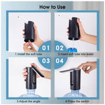 USB Rechargeable Portable Foldable Auto Electric Water Bottle Dispenser Pump