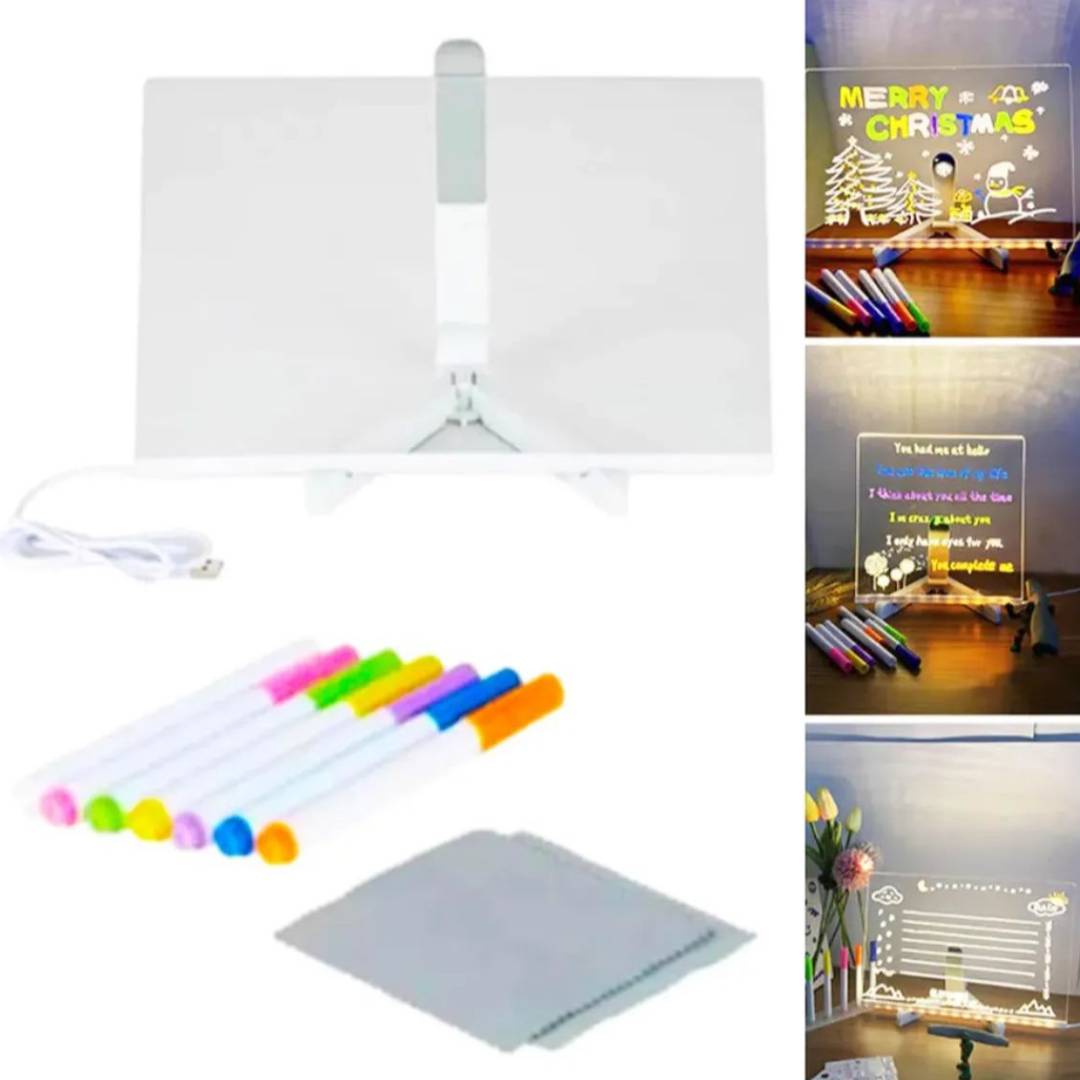 DIY Handcrafted Doodles DIY Acrylic Luminescent Lamp