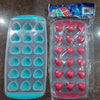 Silicone Heart Shape Ice Tray Soft 18 Grids Ice Mold Tray