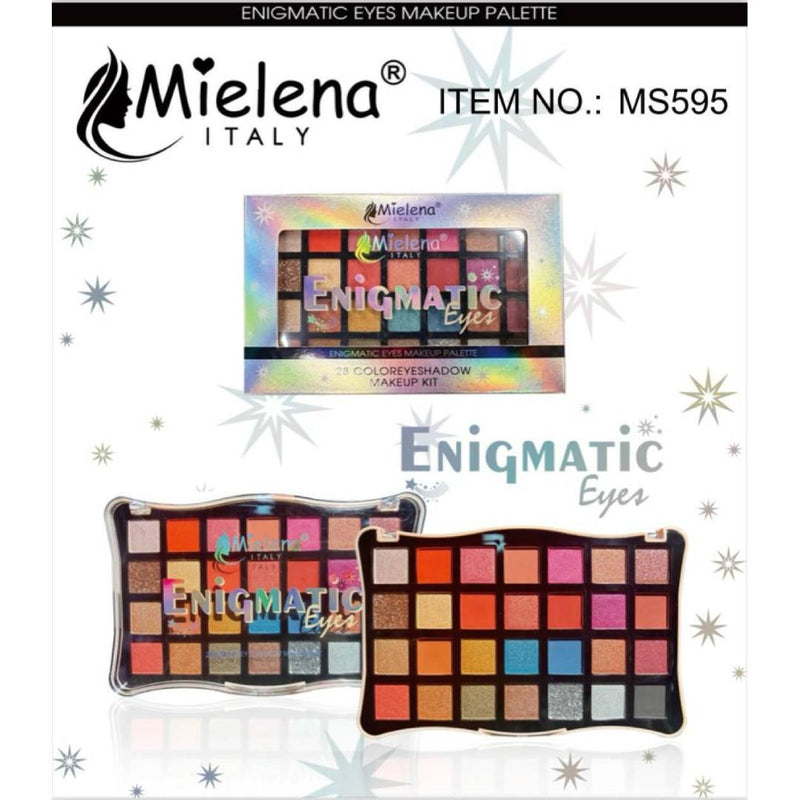 Mielena Italy Enigmatic Eyes 28 Color Eyeshadow Palette MS595