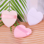 Heart Shape Puff Powder Puff Soft Velvet Air Cushion Sponge