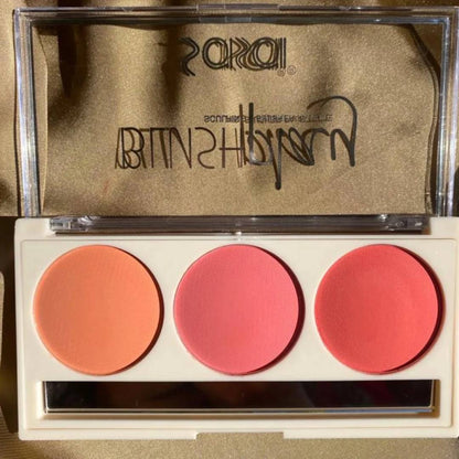 Sasa 3in1 Blush And Highlighter Palette