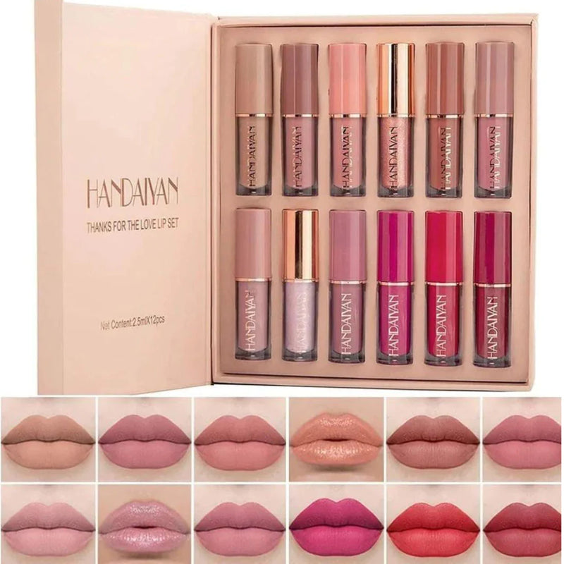 Handaiyan 12 Pcs Lip Gloss