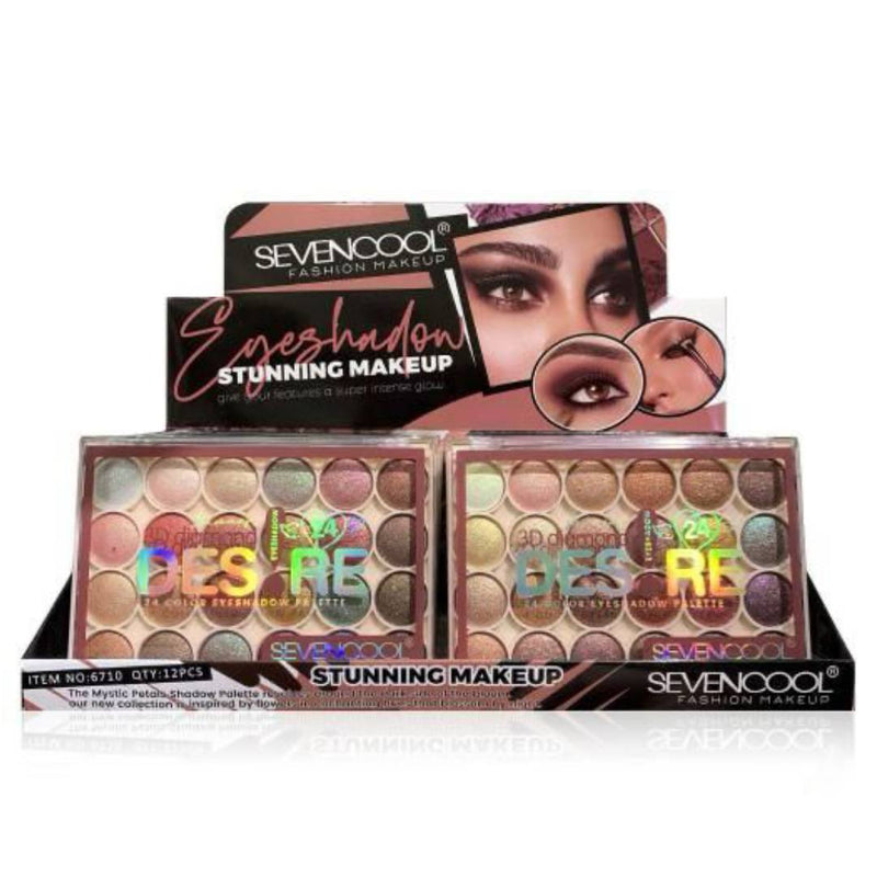 Seven Cool 3D Diamond Desire 24 Color Eyeshadow Palette