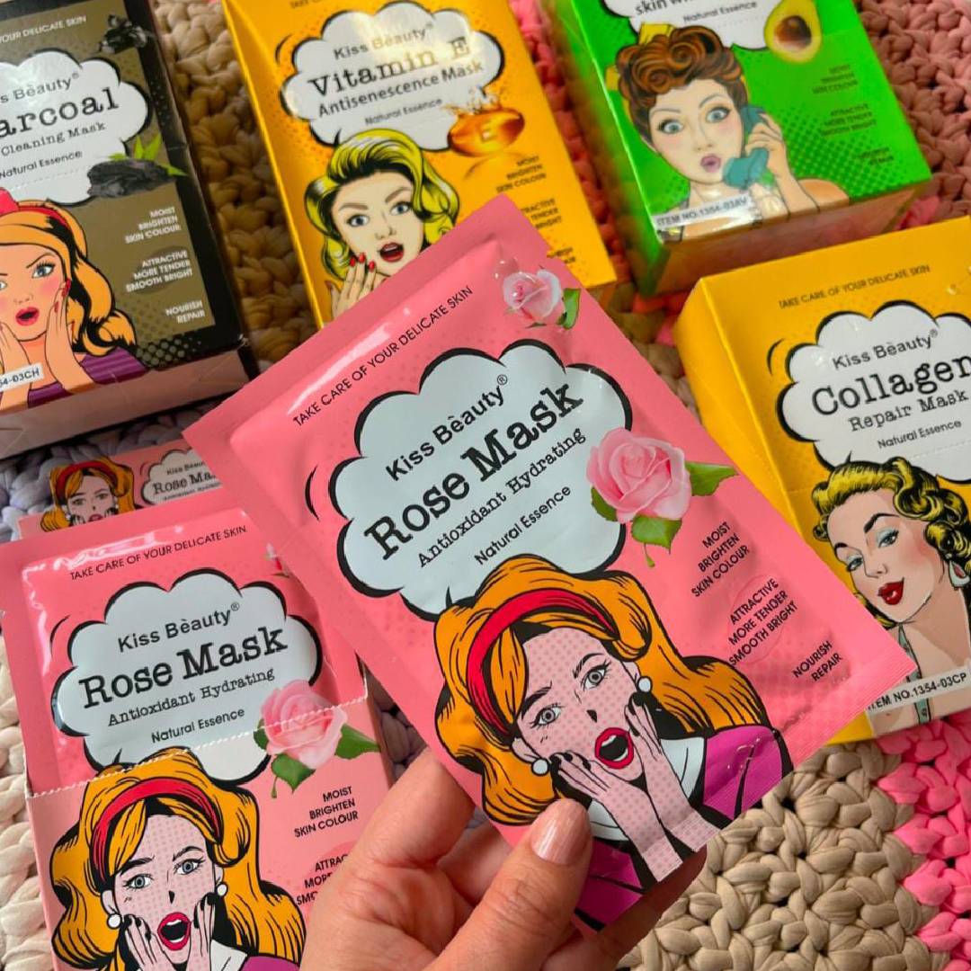Kiss Beauty Sheet Mask 5Pcs Random Variants Set