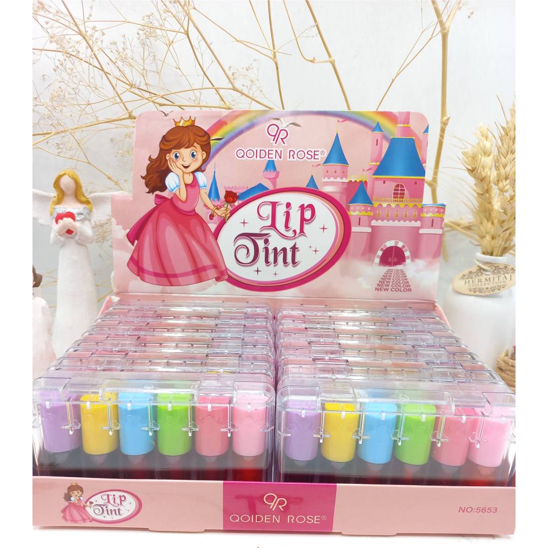 Qoiden Rose QR Doll 6pcs Lip Tint Box