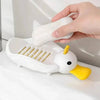 Cute Crown Duck Shape Soap Dish Quick Drain Soap Holder