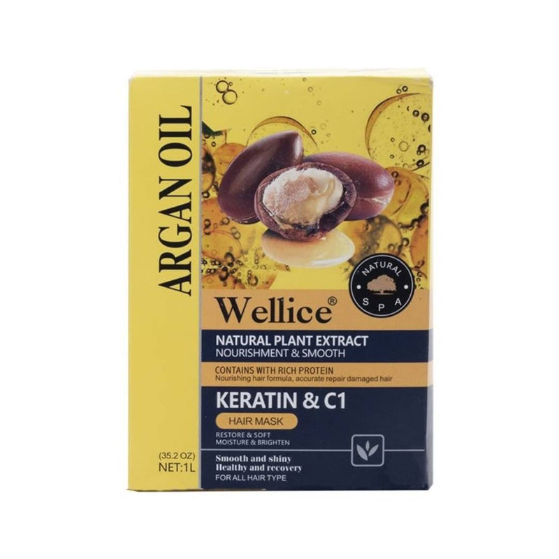 Wellice Argan Oil Keratin & C1 Hair Mask 1kg