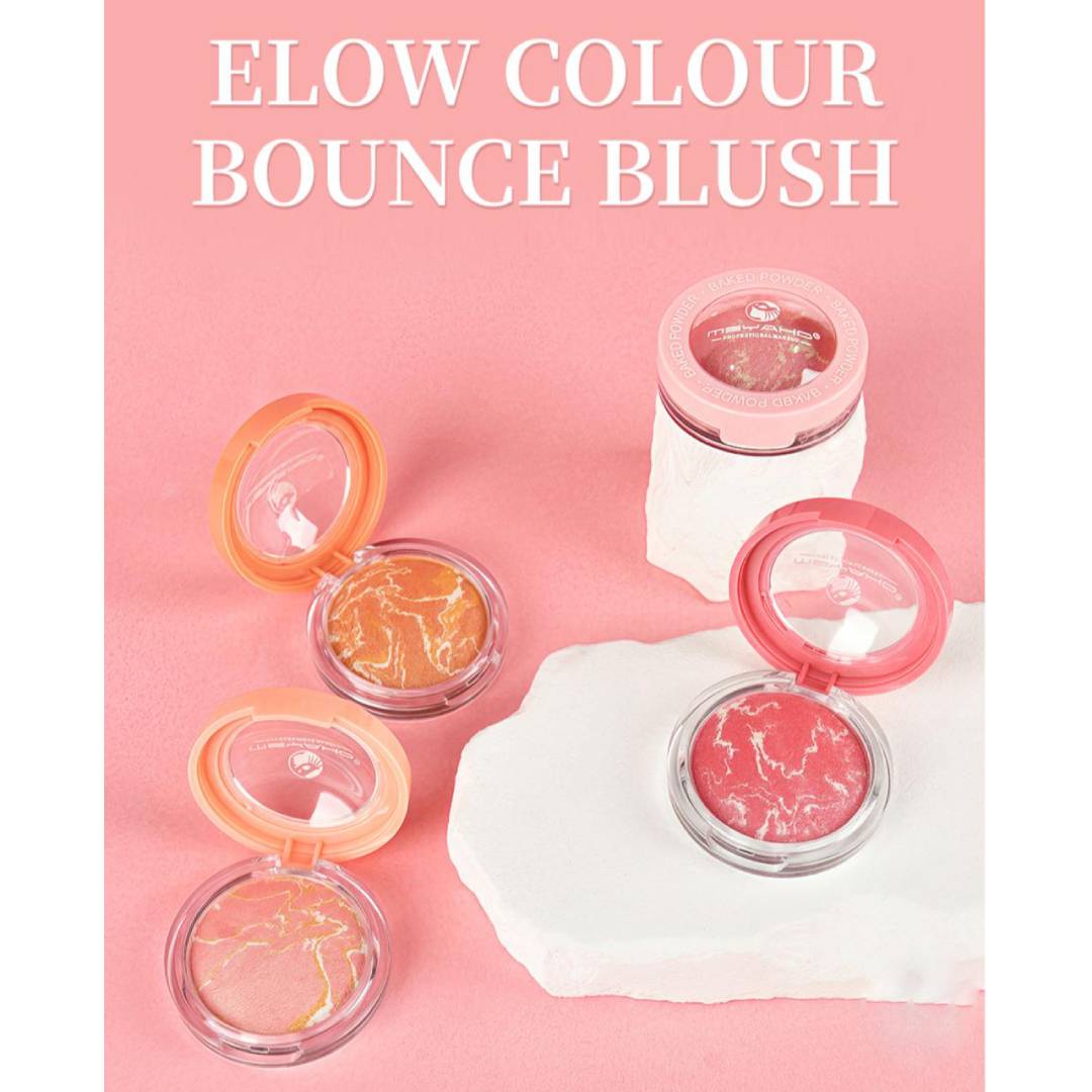 MSYAHO Baked Powder Terra Cota Blush 4Pcs Set
