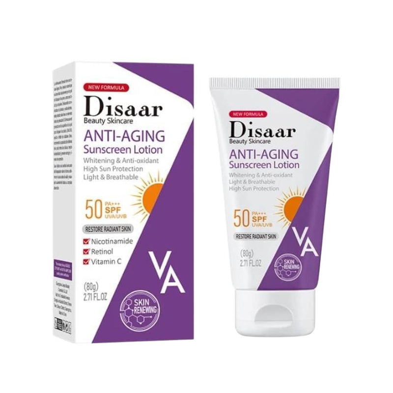 Disaar VA Anti Aging Sunscreen Lotion SF50 PA+++ UVA/UVB